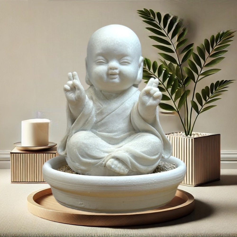 無憂童子-一笑 好心情擴香公仔 珪藻土擴香套組-細節圖4