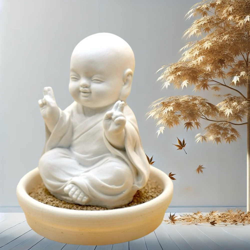 無憂童子-一笑 好心情擴香公仔 珪藻土擴香套組-細節圖5