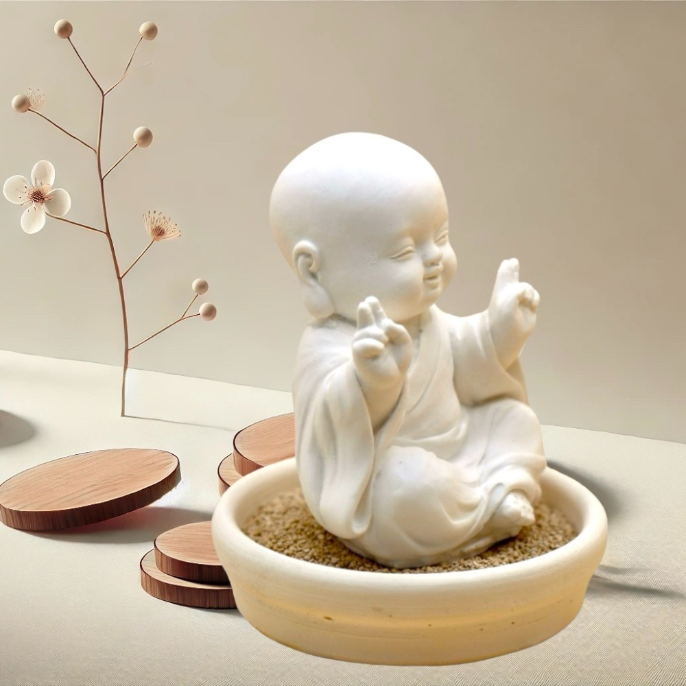 無憂童子-一笑 好心情擴香公仔 珪藻土擴香套組-細節圖6