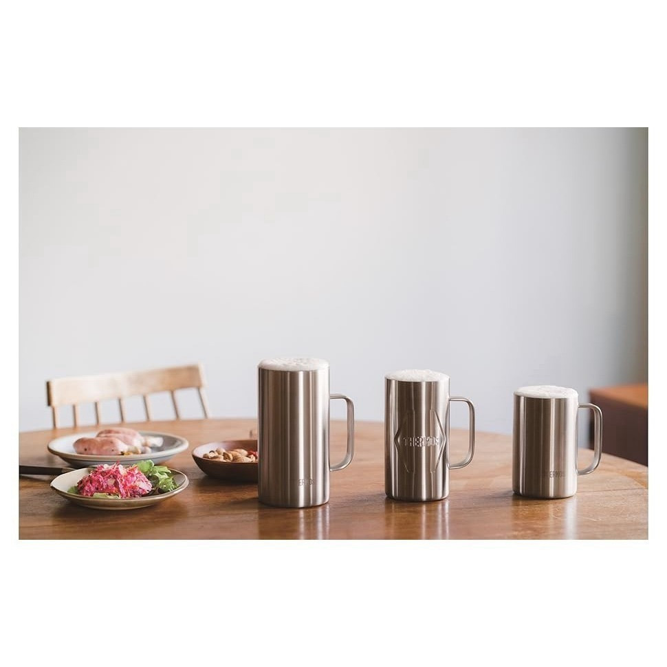THERMOS膳魔師 600 / 720ml 新款 不鏽鋼杯 真空隔熱保冷冰沁杯 啤酒杯JDK-721 JDK-601-細節圖3