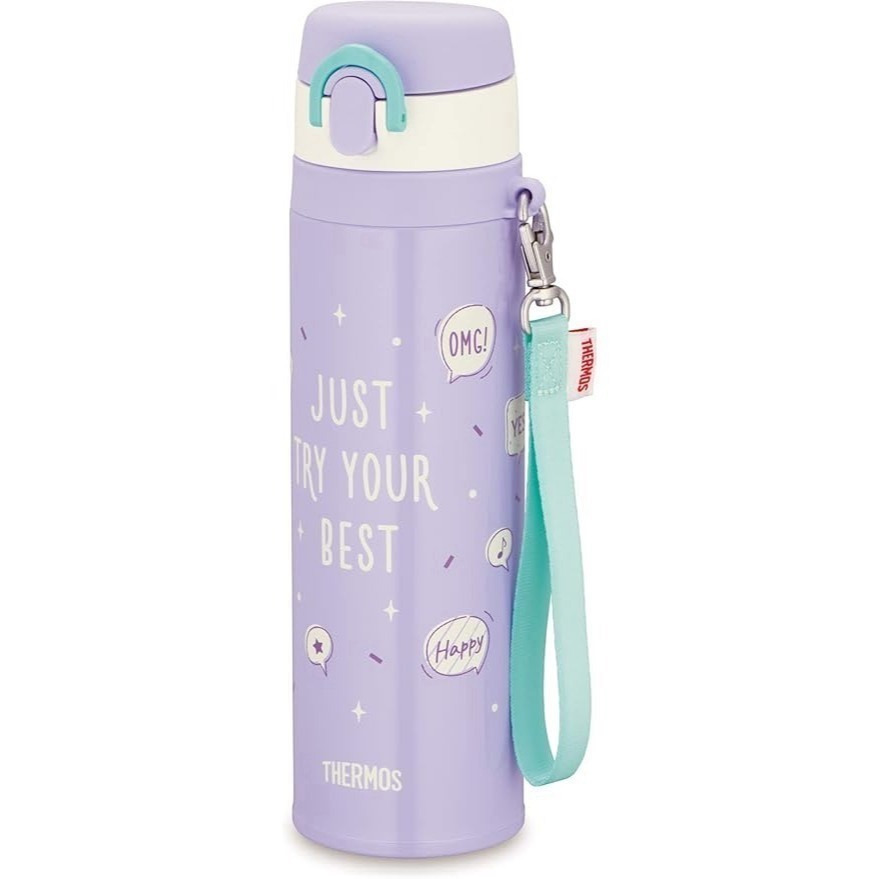 <免運，送底套>Thermos膳魔師  550ml 不鏽鋼保溫瓶 現貨 兒童 保溫杯 附腕帶 JNT-552 系列-規格圖9