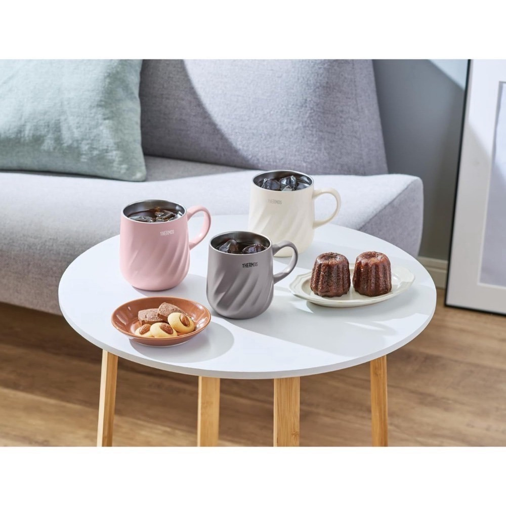 <免運>THERMOS膳魔師 450ml 櫻花粉JTD-450 馬克杯 保溫杯 可機洗 粉紅 另售蓋子AHA-001LD-細節圖2