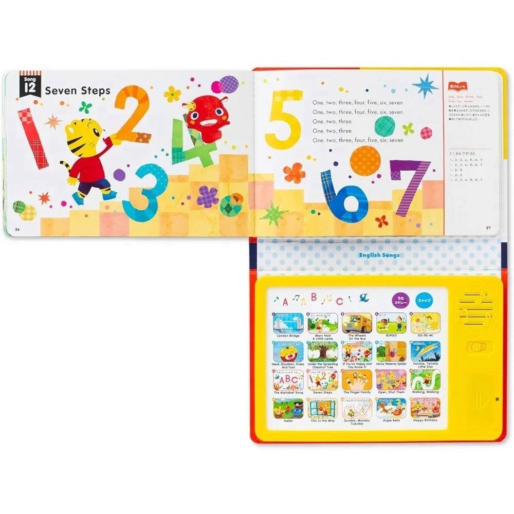 <免運>日本版 巧虎 有聲書 English Songs 20首英文歌曲 兒童幼兒音樂書 英文歌曲-細節圖4