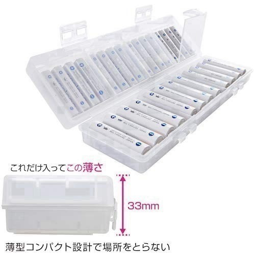 <免運>日本製 SANWA SUPPLY 3號/4號/3.4號 電池大容量 收納盒 電池盒 DG-BT6BL/ BT7C-細節圖6