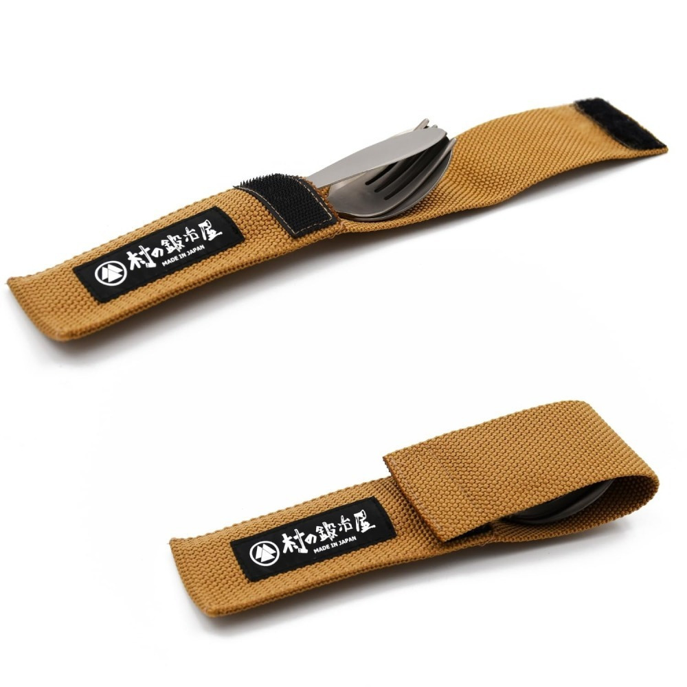 <免運>村の鍛冶屋 鈦金屬 日本製 燕三条 湯匙 叉子 餐具組 輕量 露營 環保 登山 MK-0629-細節圖3