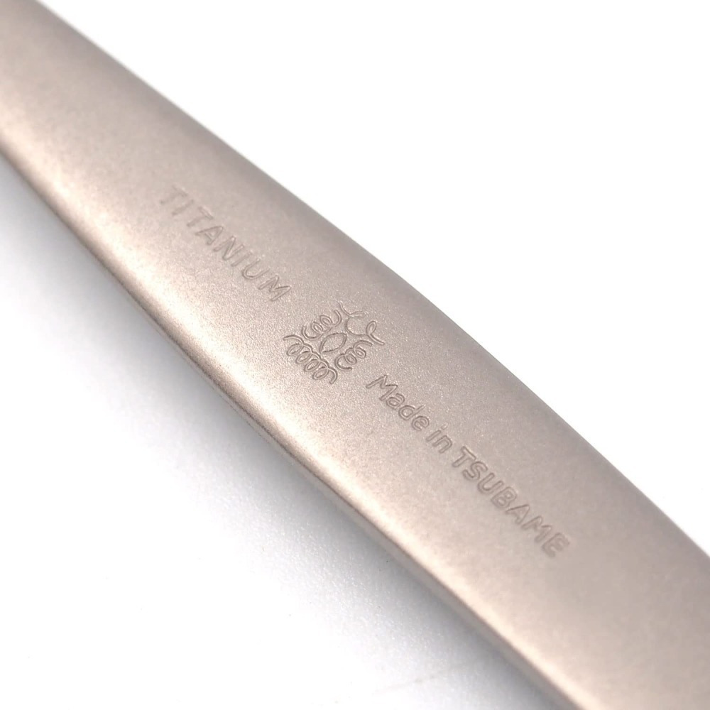 <免運>村の鍛冶屋 鈦金屬 日本製 燕三条 湯匙 叉子 餐具組 輕量 露營 環保 登山 MK-0629-細節圖5