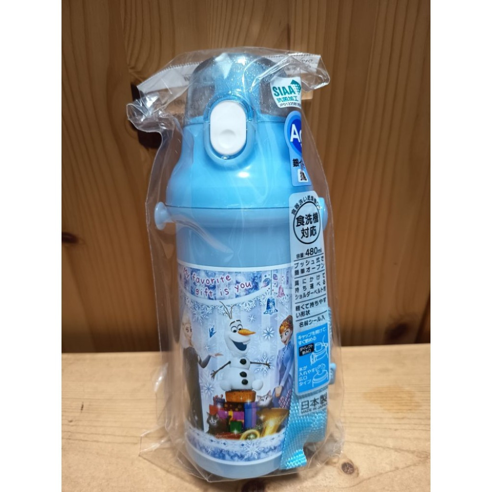 <免運>Skater 多款卡通圖案480ml Ag+銀離子 直飲式兒童水壺 附背帶 PSB5SANAG 日本製-規格圖1