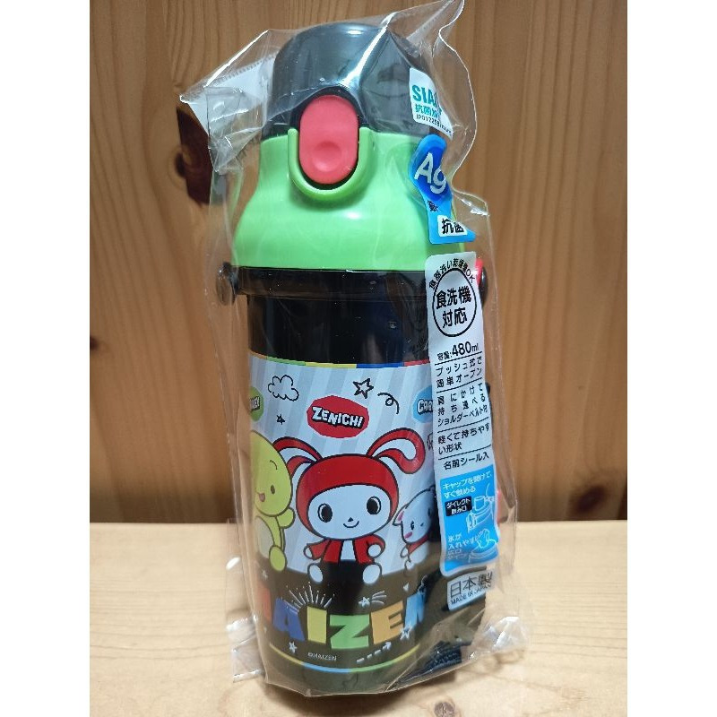 <免運>Skater 多款卡通圖案480ml Ag+銀離子 直飲式兒童水壺 附背帶 PSB5SANAG 日本製-規格圖1