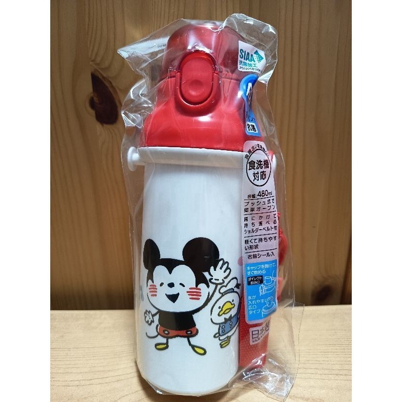 <免運>Skater 多款卡通圖案480ml Ag+銀離子 直飲式兒童水壺 附背帶 PSB5SANAG 日本製-規格圖1