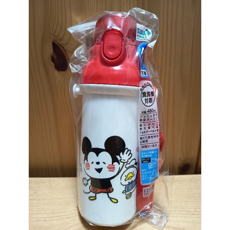 <免運>Skater 多款卡通圖案480ml Ag+銀離子 直飲式兒童水壺 附背帶 PSB5SANAG 日本製-規格圖1