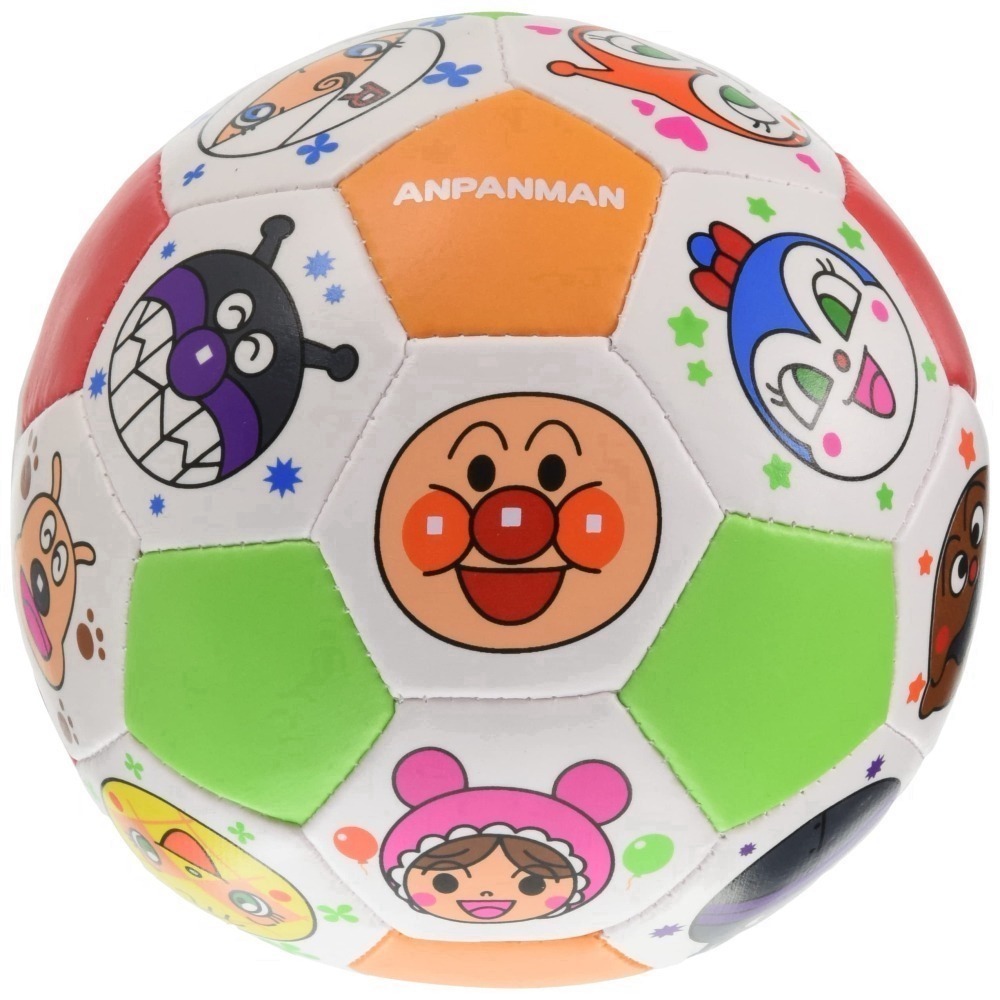 麵包超人 足球 兒童玩具 Agatsuma Anpanman彩色軟足球 泡棉足球-細節圖2