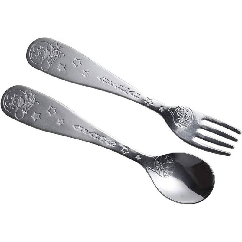 <免運>日本製 LEC ANPANMAN 麵包超人 不鏽鋼叉子組 兒童餐具 餐具組 (M) ‎KK-239-細節圖4