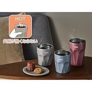 <現貨，免運>日本  膳魔師THERMOS 400ml 不鏽鋼杯 真空保冷隔熱 幾何造型 可機洗 JTC-400系列-細節圖5