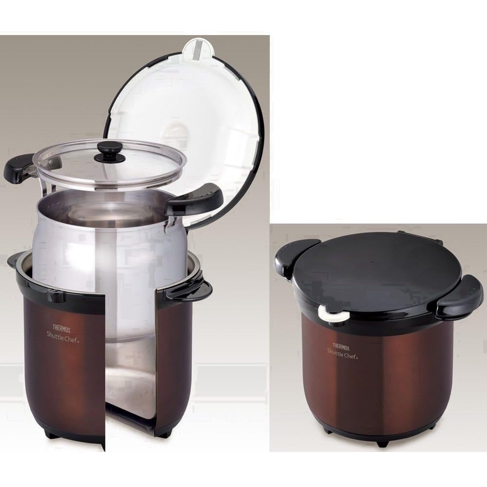 <限量優惠>日本THERMOS膳魔師  4.5L  Shuttle Chef 燜燒鍋  真空保溫調理鍋 KBG-4500-細節圖2