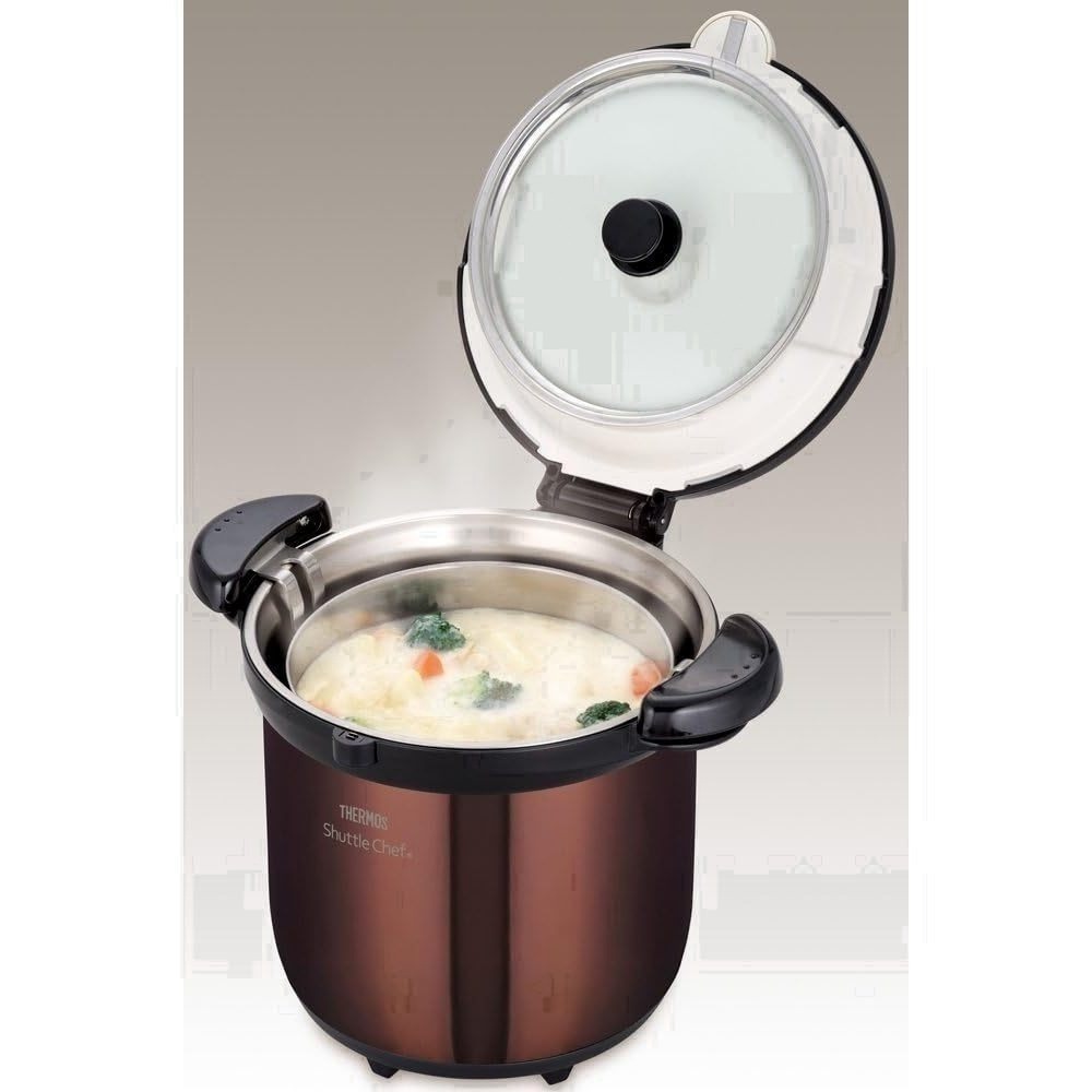 <限量優惠>日本THERMOS膳魔師  4.5L  Shuttle Chef 燜燒鍋  真空保溫調理鍋 KBG-4500-細節圖4