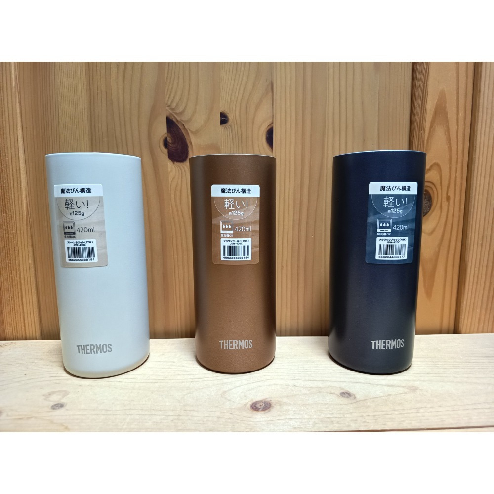 <限量優惠價，免運>日本Thermos膳魔師 輕量真空隔熱杯 420ml 可洗碗機 不鏽鋼杯 JDW-420C系列-細節圖3