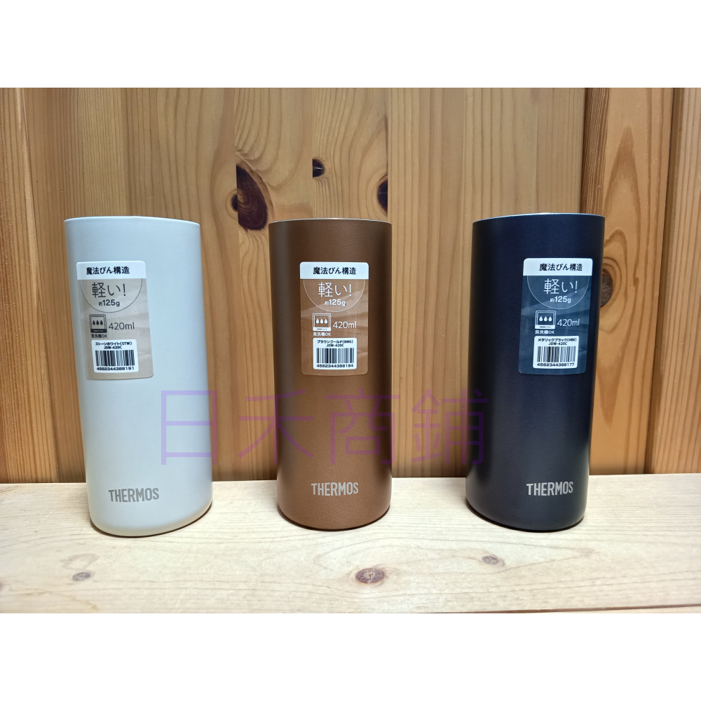 <限量優惠價，免運>日本Thermos膳魔師 輕量真空隔熱杯 420ml 可洗碗機 不鏽鋼杯 JDW-420C系列-細節圖3