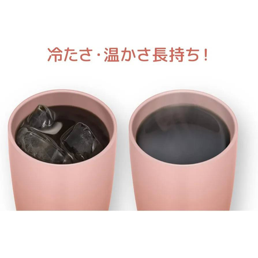 <免運>日本Thermos膳魔師 420ml 陶瓷風格不鏽鋼保冷隔熱杯 可機洗 保溫杯 隨手杯 JDM-421-細節圖3