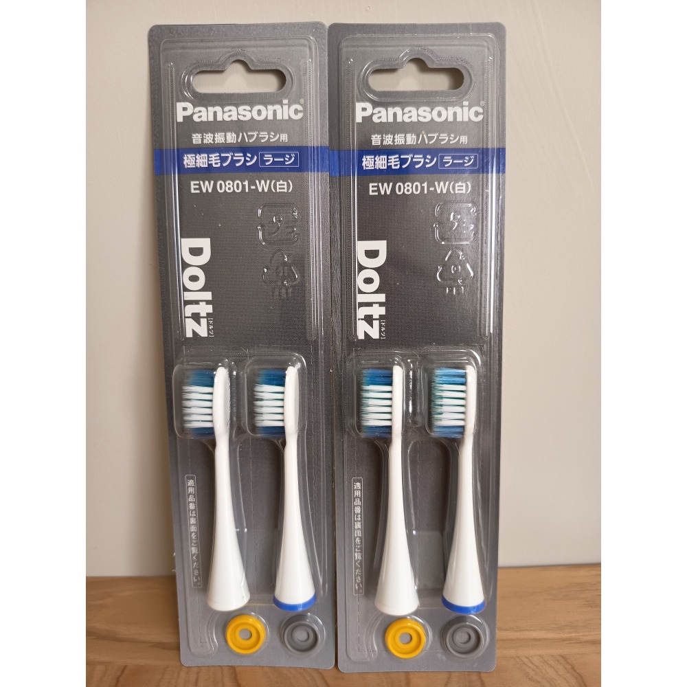 <免運>日本Panasonic 國際牌日本原廠 替換刷頭 EW-0801  2卡4支入 牙刷刷頭 電動牙刷 國際牌WEW-規格圖2