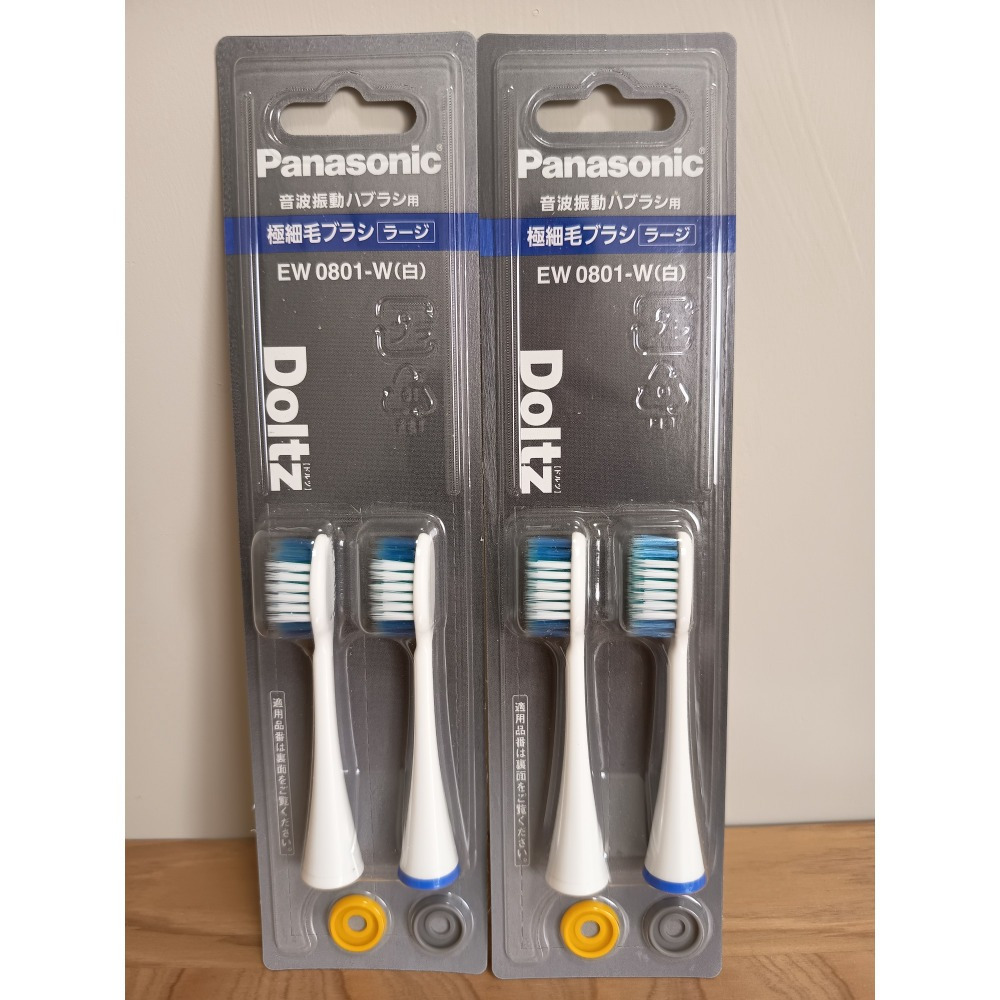 <免運>日本Panasonic 國際牌日本原廠 替換刷頭 EW-0801  2卡4支入 牙刷刷頭 電動牙刷 國際牌WEW-規格圖2
