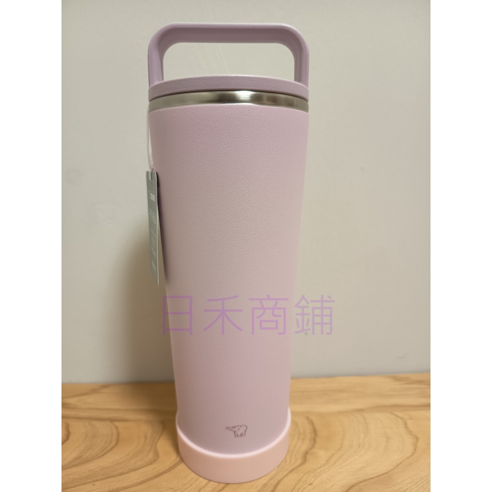 送杯底套>日本象印  400ml 玫瑰粉 可機洗 不鏽鋼真空提把式隨行杯 吊環 隨行杯 保溫杯  SX-JS40-PM-細節圖3