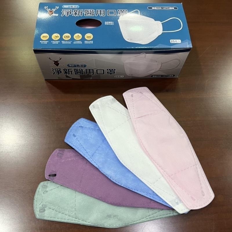 成人/兒童 4D醫療口罩 [淨新台灣製] 4D立體口罩/ 淨新口罩(魚嘴魚型口罩/韓版口罩/日式口罩/網美口罩)-細節圖10