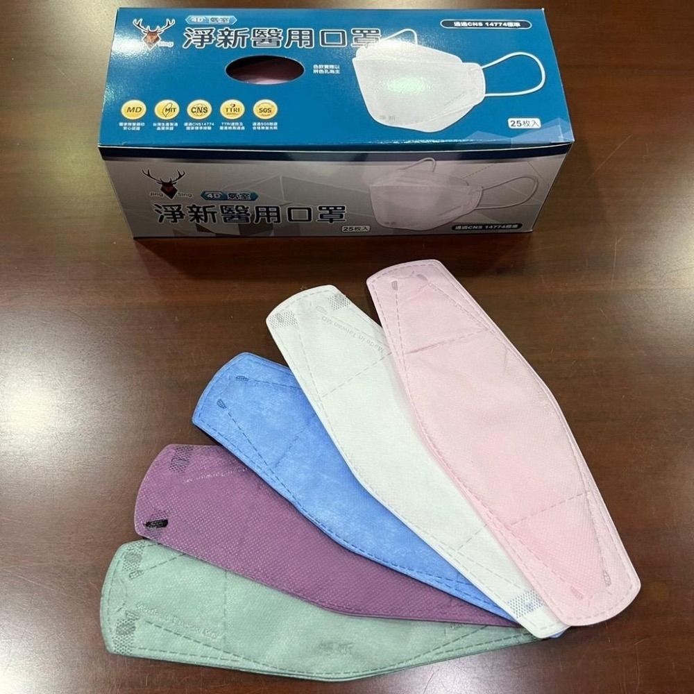 兒童口罩/嬰兒/幼兒 [淨新醫用口罩] (3D 細耳立體/4D )(0-2歲超幼/2-5歲幼幼/5歲以上兒童/台灣製醫療-細節圖7