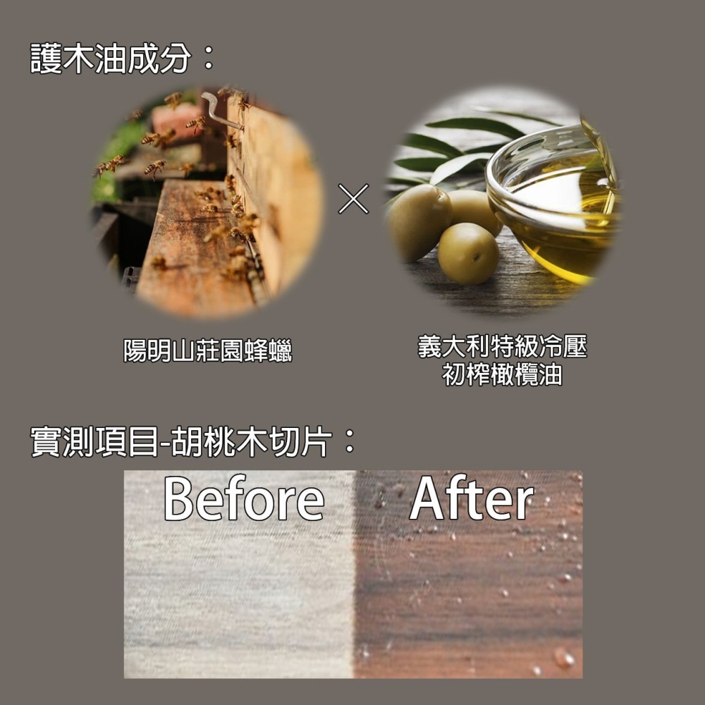 【食品級】頂級蜂蠟護木油 600ml_ AtelierFoya陽明山自有蜂場 #木工漆 #護木漆 #護木蠟-細節圖4