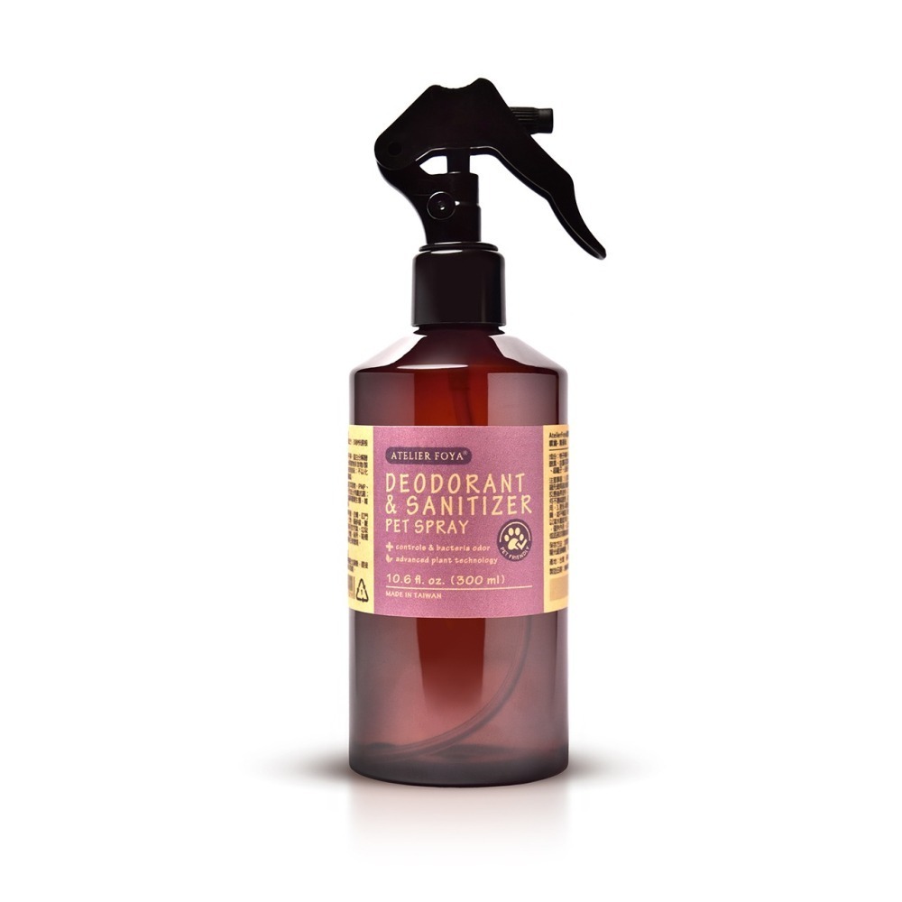 AtelierFoya®寵物除臭抗菌噴霧-無香味 300ml | 台灣製、寵物友善、尿味分解、99%抑菌、居家除臭-細節圖2