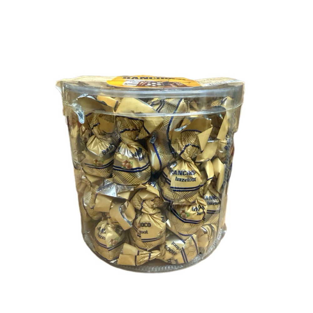 《熊熊箱》BANCHOCO 桶裝巧克力1000g土耳其進口✅榛果味/焦糖味，寄最多3罐-細節圖3