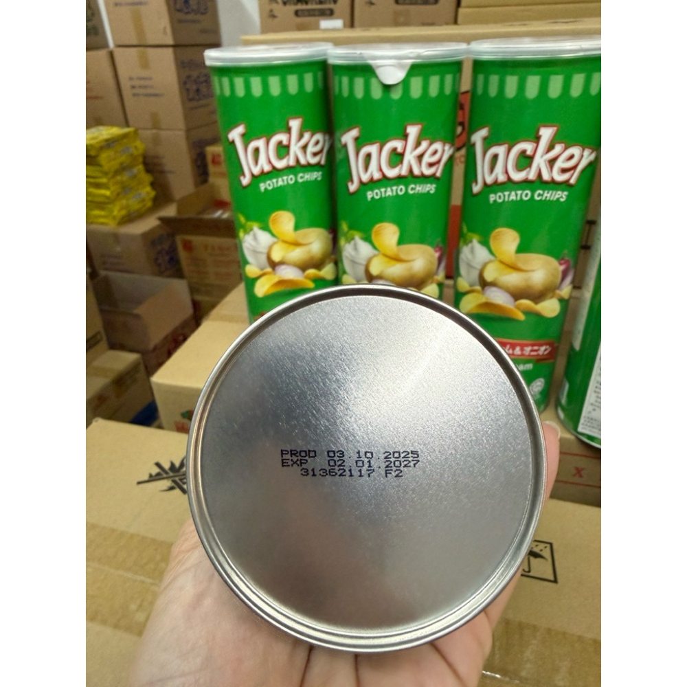 《熊熊箱》Jacker 傑可洋芋片-酸奶洋蔥味150G效期:2027/01/02-細節圖4