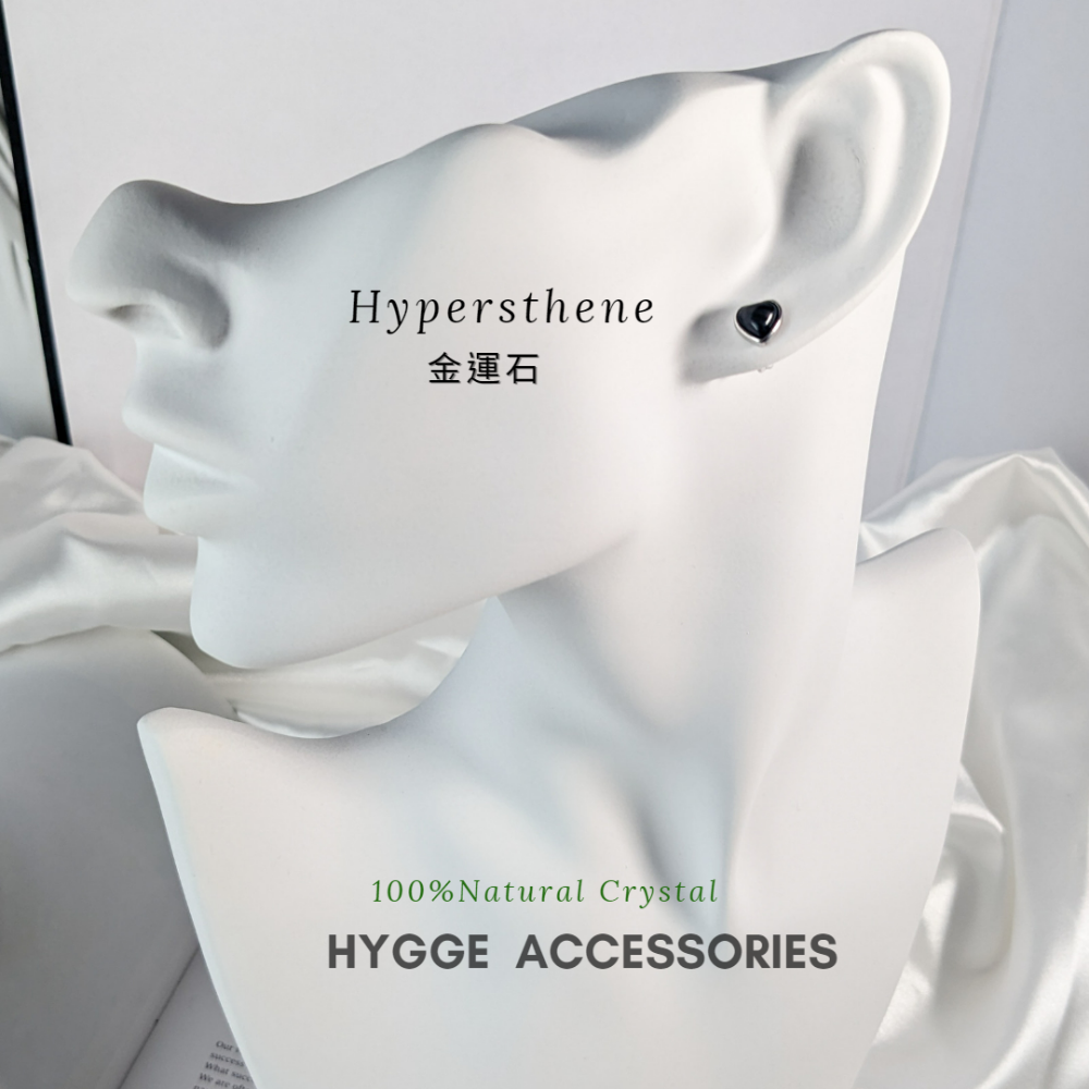 【HYGGE】水晶耳環 愛心耳環 紫水晶耳環 海藍寶耳環 金運石耳環  925銀耳針-細節圖5