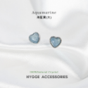 【HYGGE】水晶耳環 愛心耳環 紫水晶耳環 海藍寶耳環 金運石耳環  925銀耳針-規格圖5