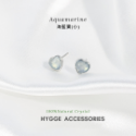 【HYGGE】水晶耳環 愛心耳環 紫水晶耳環 海藍寶耳環 金運石耳環  925銀耳針-規格圖5