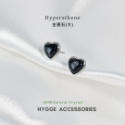 【HYGGE】水晶耳環 愛心耳環 紫水晶耳環 海藍寶耳環 金運石耳環  925銀耳針-規格圖5