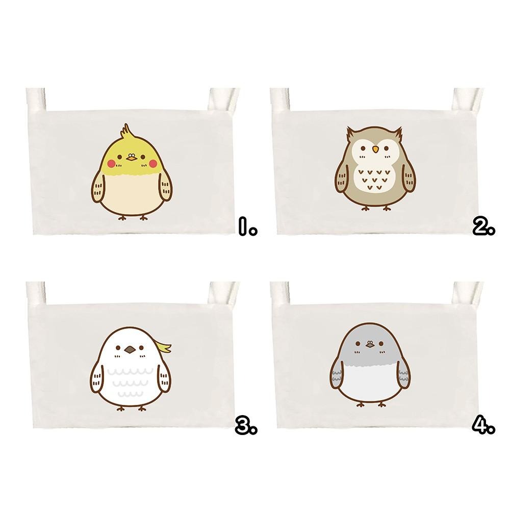 『歐浮悠 客製 』小鳥系列 環保帆布飲料提袋 杯套 杯袋-細節圖2