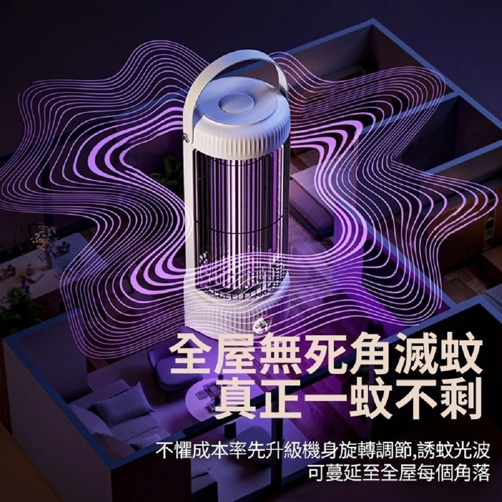 福利品~利百代LIBERTY電擊式LED誘蚊捕蚊燈(LY-8102KL)-細節圖2