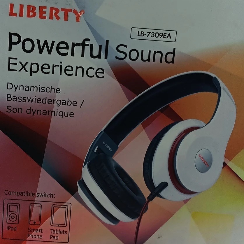 福利品~利百代LIBERTY耳罩式頭戴式耳機 (LB-7309EA)買一送一(兩個耳機)-細節圖2