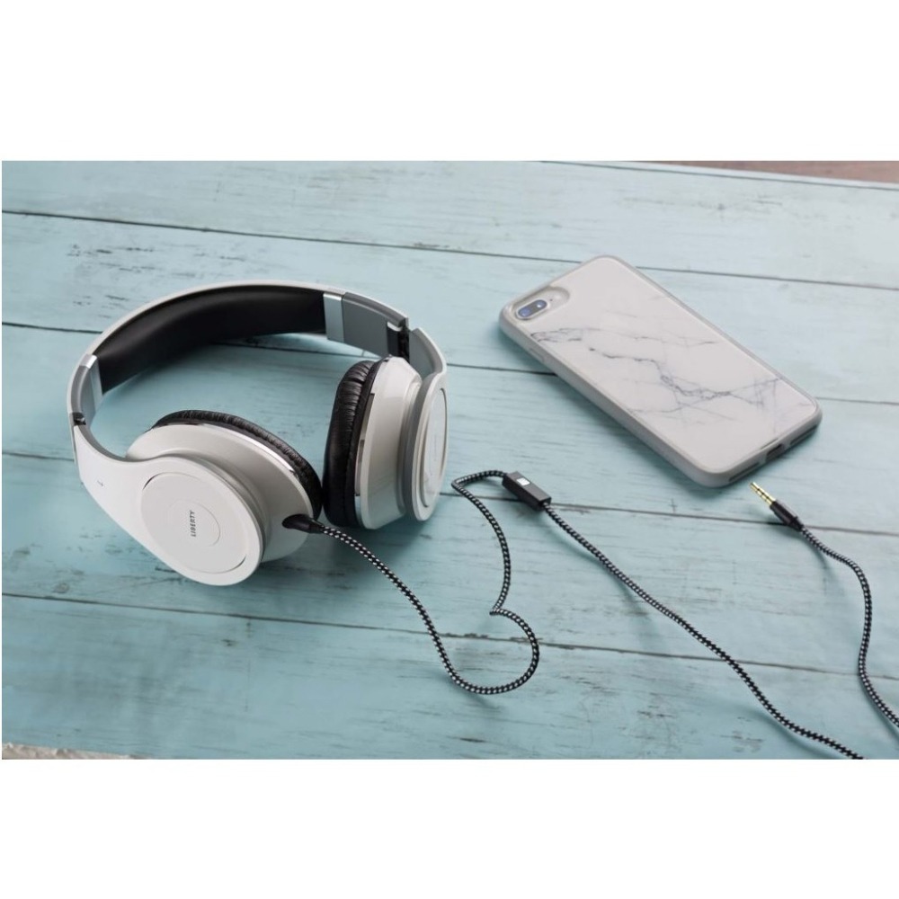 福利品~利百代LIBERTY經典頭戴式耳機麥克風(LB-7305EA)買一送一(兩個耳機)-細節圖2