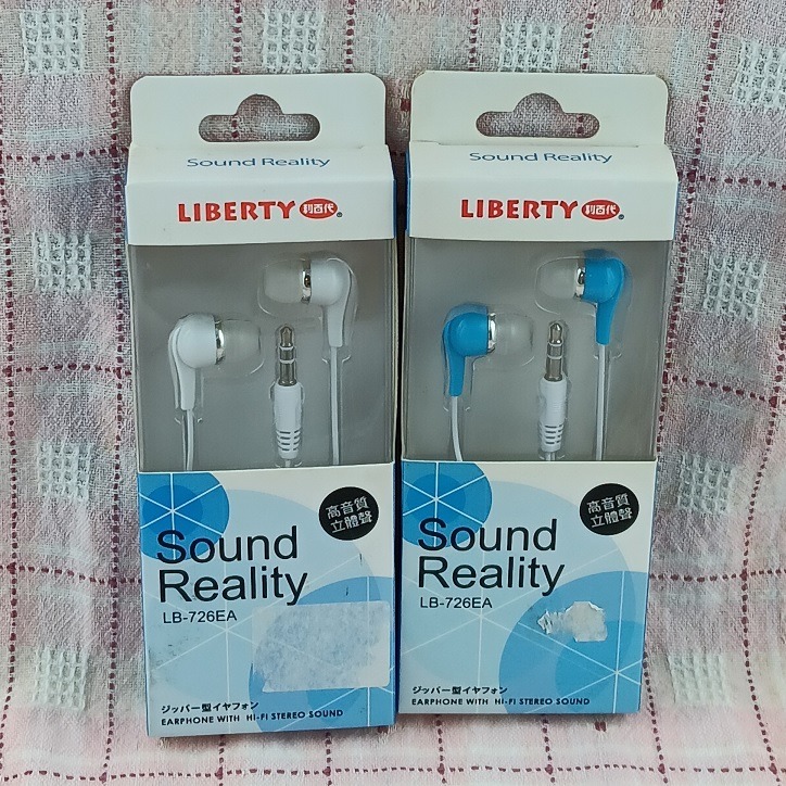 福利品~利百代LIBERTY立體音效 線控耳道式麥克風有線耳機(LB-726EA)買一送一(兩個耳機)-細節圖2