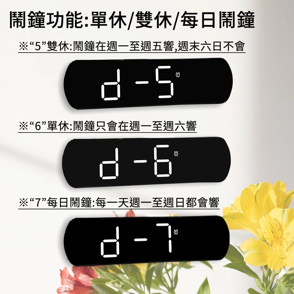 福利品~利百代LIBERTY LED鏡面數字鬧鐘/聲控數字鬧鐘(LY-2026)-細節圖8