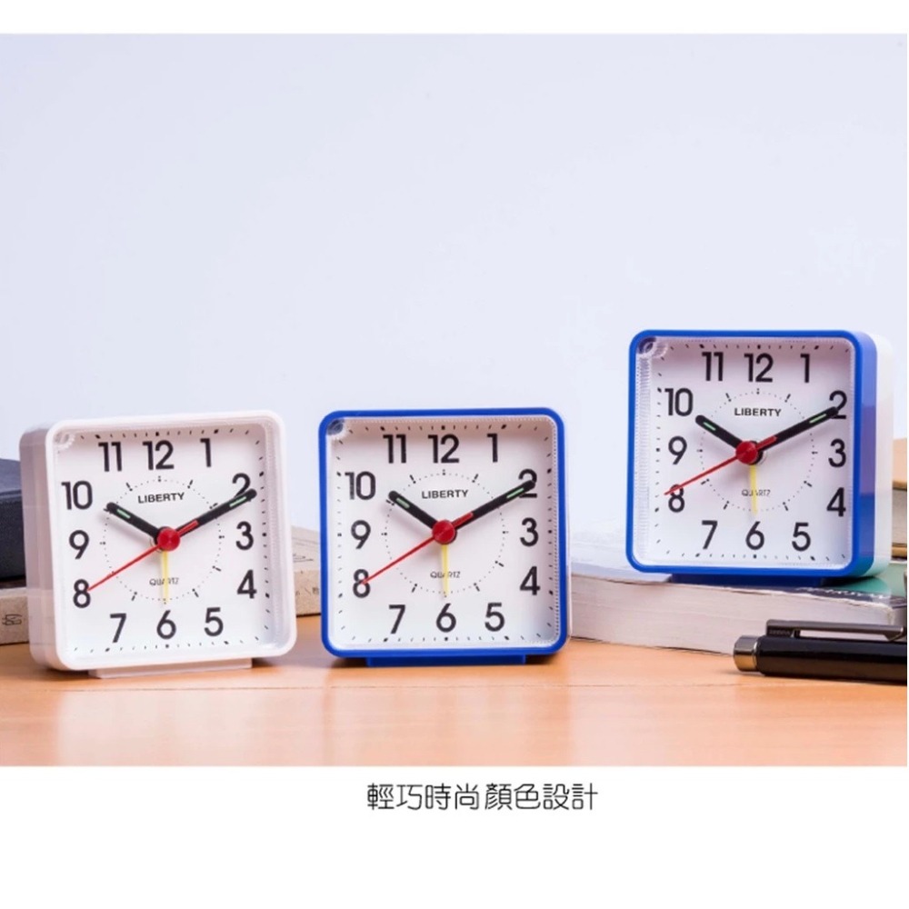 福利品~利百代LIBERTY LED夜光 靜音貪睡時鐘(LY-2019CL)-細節圖3