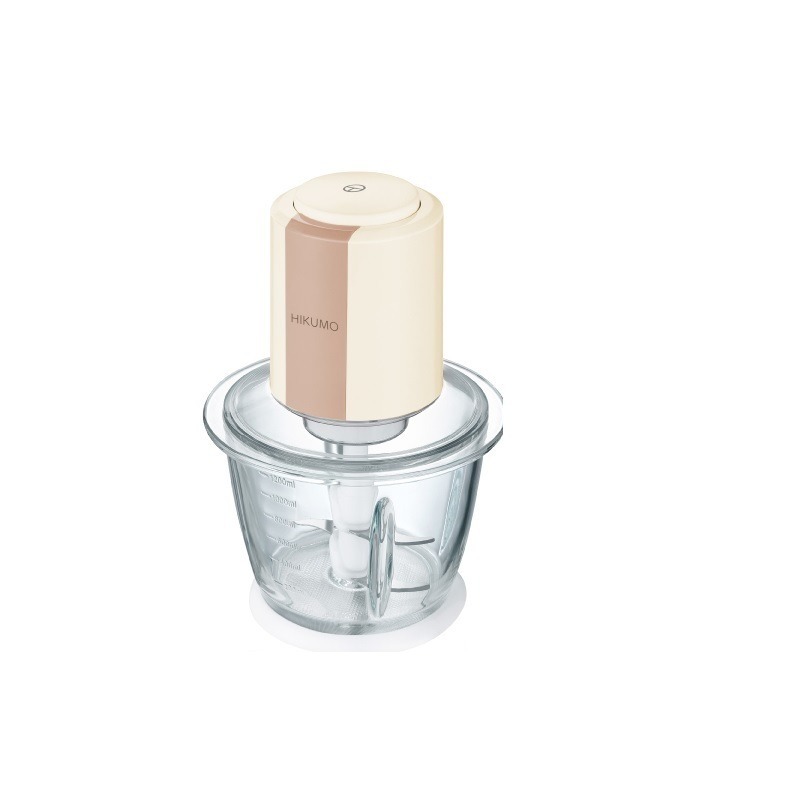 福利品~日云HIKUMO 晶亮玻璃杯四刀刃調理機HKM-FC0301(1200ml大容量玻璃碗)-細節圖2