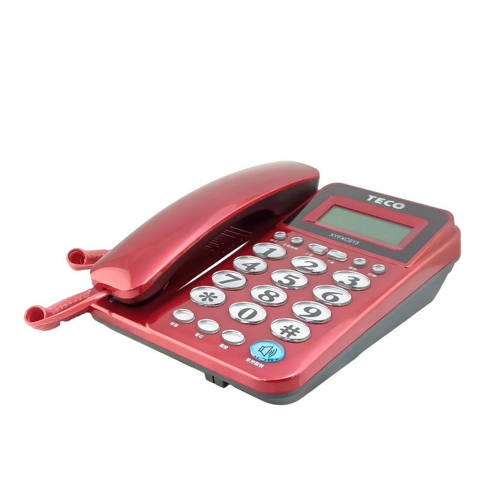 全新~東元TECO多功能來電顯示有線電話 (XYFXC013)-細節圖2