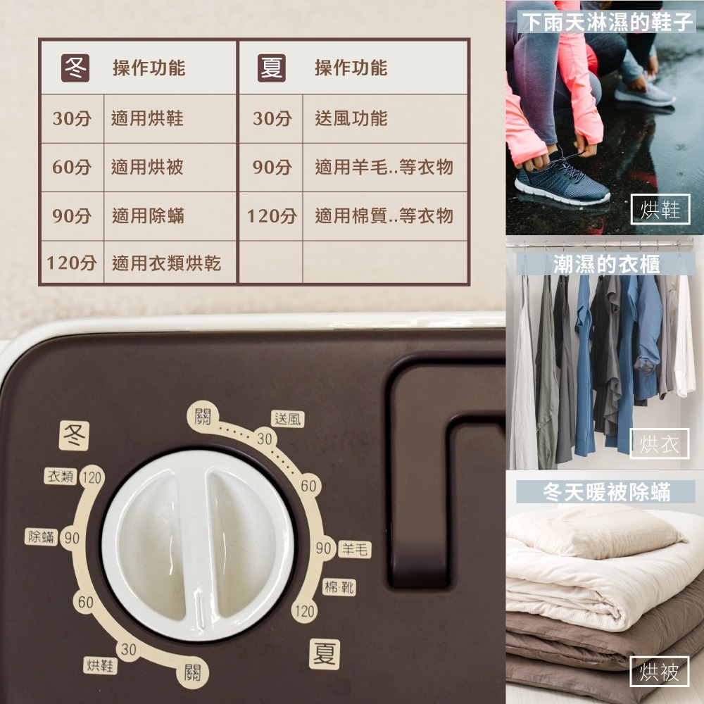 福利品~松木家電MATRIC 直臥兩用烘被機(MG-QW5002)-細節圖3
