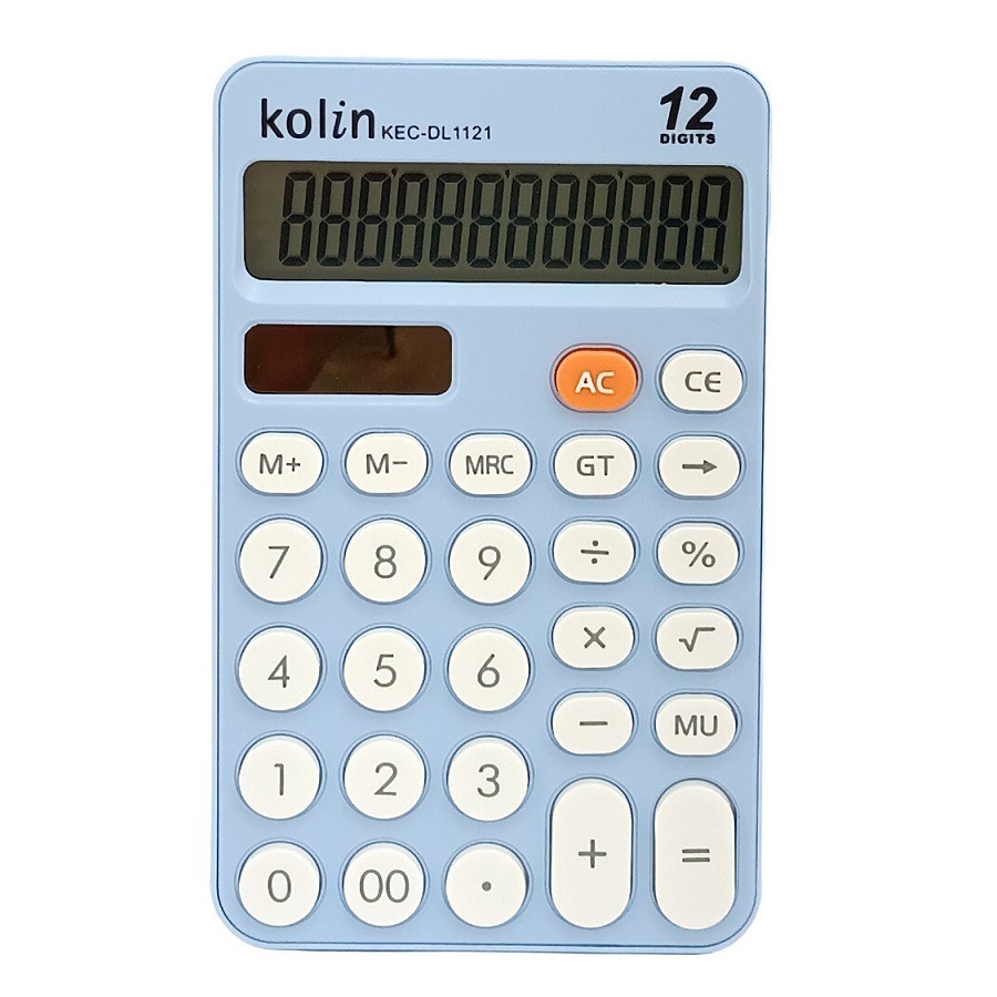 全新~歌林12位元太陽能/鈕扣電池雙電源供電計算機(KEC-DL1121)贈8位元計算機*1台-細節圖2