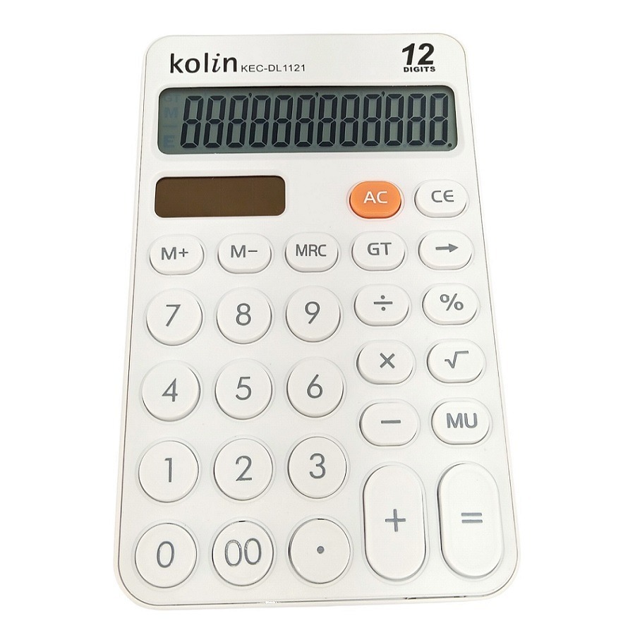 全新~歌林12位元太陽能/鈕扣電池雙電源供電計算機(KEC-DL1121)贈8位元計算機*1台-細節圖3