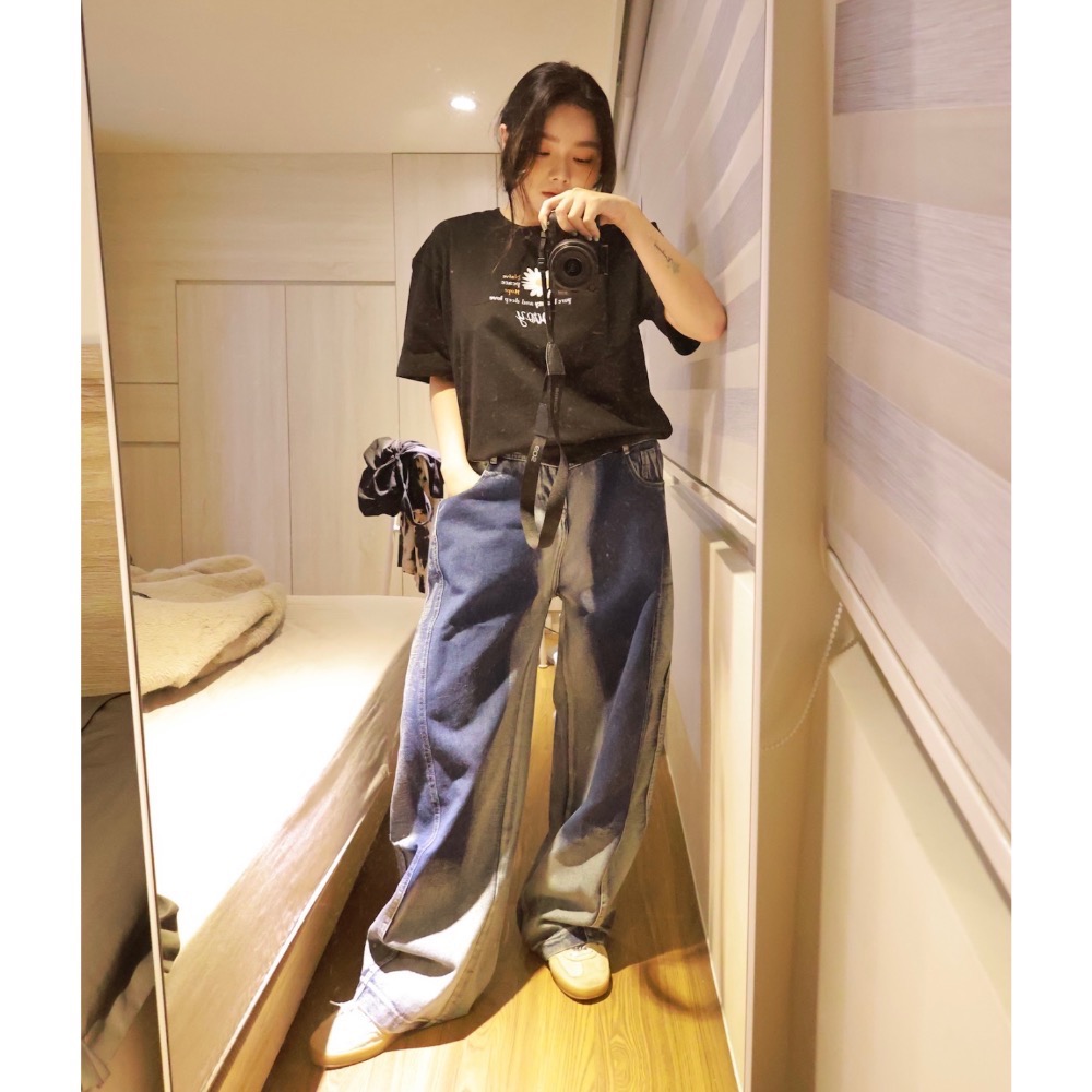 詢問度爆高!!暈染水洗漸層牛仔褲-細節圖2