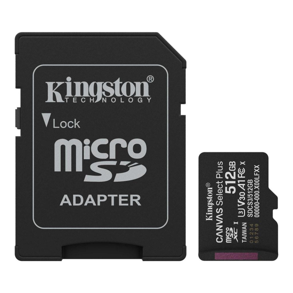 終身保固 Kingston 金士頓 SDCS3 512G  microSDXC 記憶卡 TF卡 小卡-細節圖2