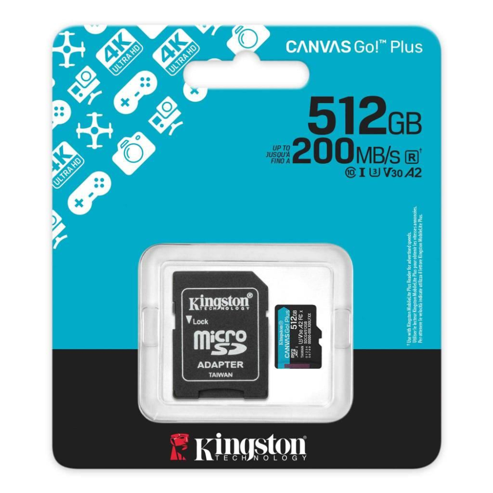 金士頓 SDCG4 高速卡 MicroSD 記憶卡 512G 1TB  A2 U3 V30 小卡 TF-細節圖2